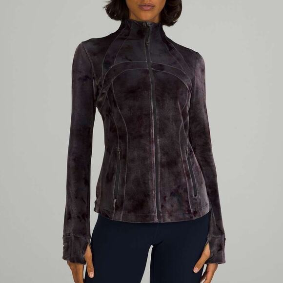 LULULEMON Define Jacket Velour Size 14 Interstellar Dark Grey Multi - Picture 2 of 10